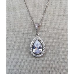 Collier mariage zircon strass swarovski