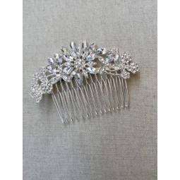 Peigne mariage zircon argenté - peigne mariage